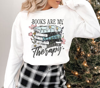 Books are my Therapy DTF Transfers