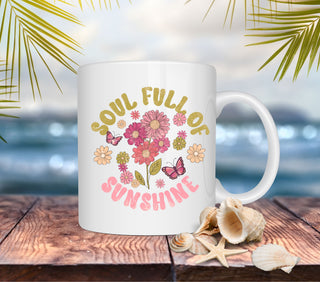 Soul full of sunshine uv dtf decal