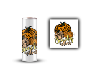 Spooky Vibes Pumpkin UV DTF Decal