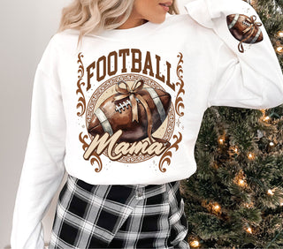 Football Mama Vintage Transfers 2pc set