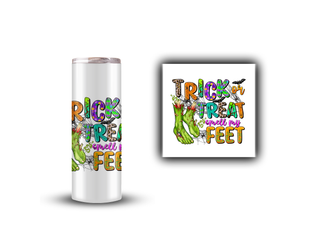 Trick or Treat Smell my Feet UV DTF Decal