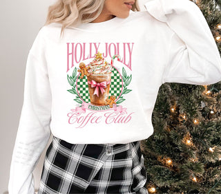 Holly Jolly Coffee Cub DTF Transfers