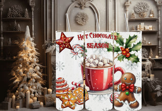 Hot Chocolate Season Vinyl Tumbler Wraps