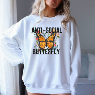 Anti Social Butterfly DTF Transfer