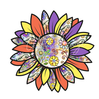 Flower Power Sunflower Downloads 6 designs