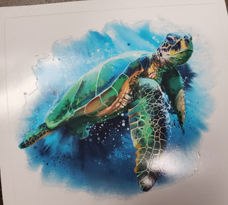 Sea Turtle - Adhesive Vinyl Decal