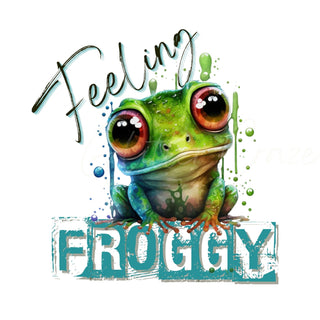 Feeling Froggy DTF Transfer