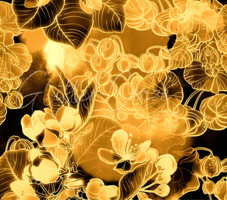 Golden floral wraps- 6 designs