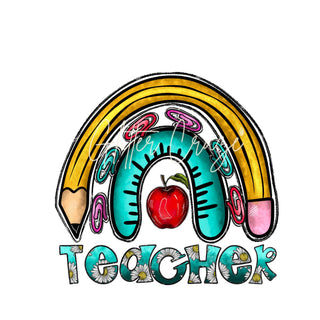 Teacher DTF Transfers 8 Designs