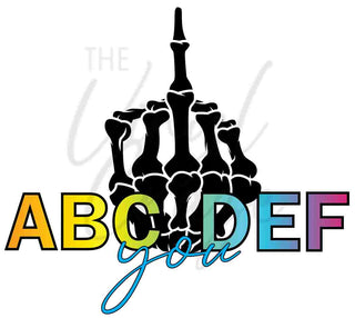 ABCDEF You Middle Finger Decal JPEG Download