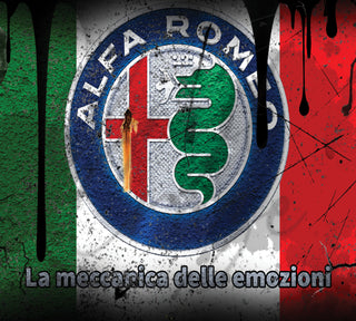 Alfa Romeo 20oz Skinny Adhesive Vinyl Wrap