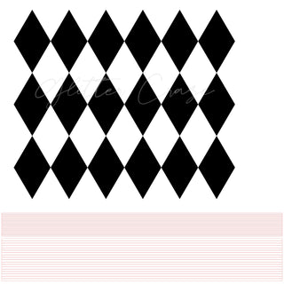 Argyle just Diamonds with pin stripping svg
