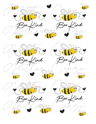 Bee Kind PNG Download