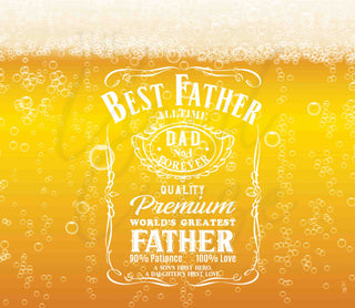 Best Father Beer Adhesive Vinyl Wrap