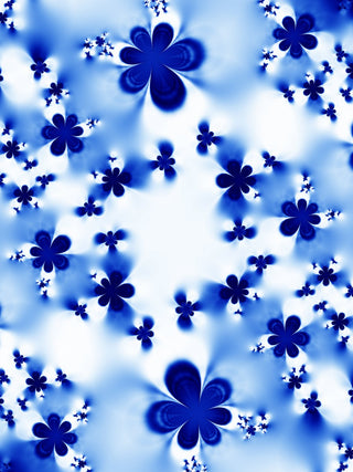 Blue Flower - Adhesive Vinyl Wrap