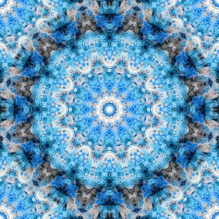 Blue Kaleidoscope - Adhesive Vinyl
