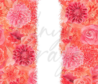 Bright Pink and Orange Florals Wraps