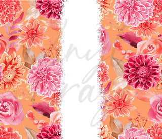 Bright Pink and Orange Florals Wraps