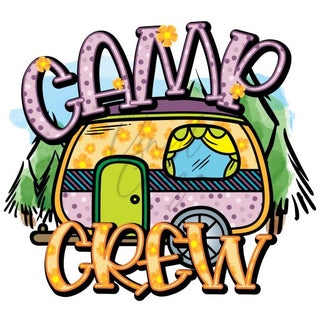 Camp Crew UV DTF Decal