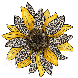 Cougar Sunflower UV DTF Decal