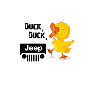 Duck, Duck, Jeep UV DTF Decal