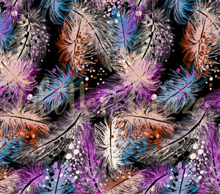 Purple Feather wrap downloads