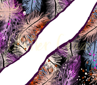 Purple Feather wrap downloads