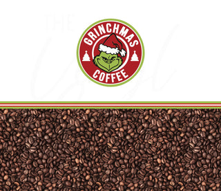 Grinchmas Coffee Wrap Adhesive Vinyl