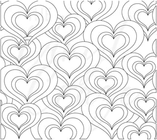 Hearts 20oz Straight Cut file SVG