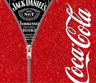 Jack N Coke 20 or 30 oz Skinny Adhesive Vinyl Wrap