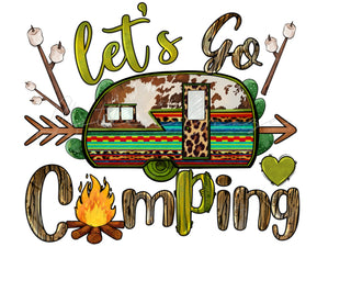 Let's Go Camping UV DTF Decal