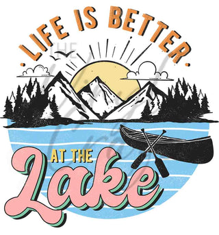 Life is Better at the Lake UV DTF Decal