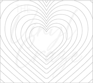 Love Heart 20oz Straight Cut file SVG