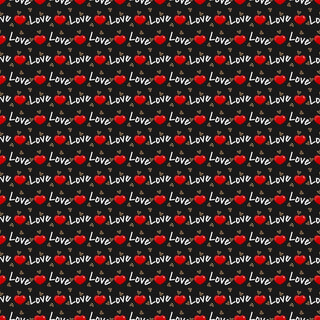 Love Heart Print - Adhesive Vinyl