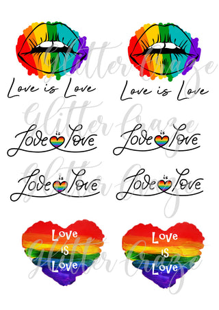 Love is Love PNG Download