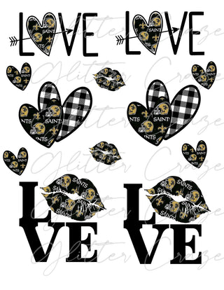 Love Who dat PNG Download