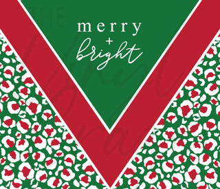 Merry and Bright Cheetah wrap