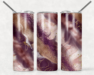 Purple and Rose Gold Milky Way Adhesive Vinyl Wrap