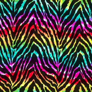 Neon Zebra - Adhesive Vinyl