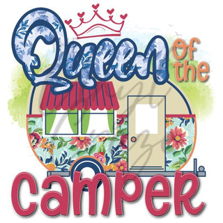Queen of the Camper UV DTF Decal