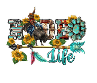 Rodeo Life UV DTF Decal