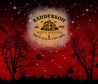 Sanderson Witch Museum 20 or 30 oz Skinny Adhesive Vinyl Wrap