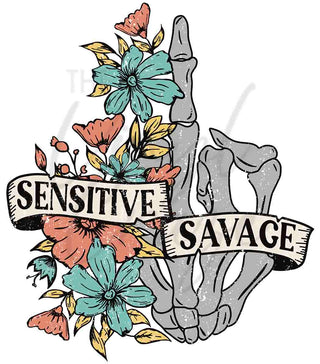 Sensitive Savage DTF Transfer