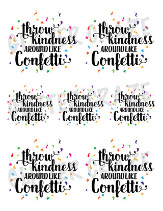 Throw Kindness Around PNG Download