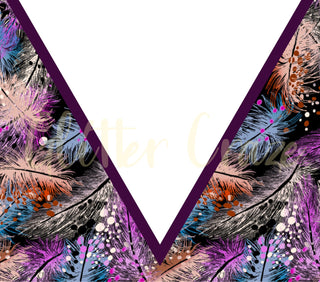 Purple Feather Wraps 6 designs