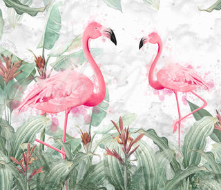Watercolor Flamingo 20 oz Skinny Adhesive Vinyl Wrap
