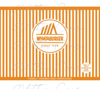 Whataburger Adhesive Vinyl Wrap