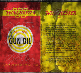 Winchester Oil Vinyl Wrap for 20oz straight