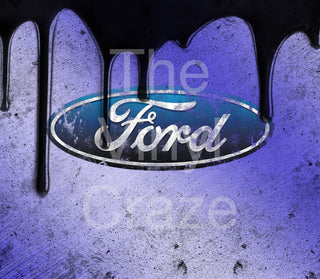 Purple Ford Drip Adhesive Vinyl Wrap