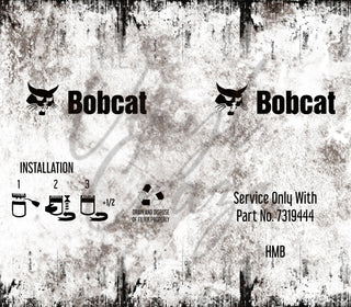 Bobcat 20oz Skinny Adhesive Vinyl Wrap